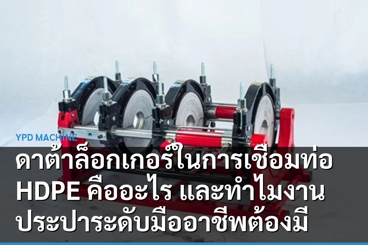 ดาต้าล็อกเกอร์ในการเชื่อมท่อ HDPE คืออะไร และทำไมงานประปาระดับมืออาชีพต้องมี